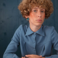 boucles d'oreilles dunes plumes bleues