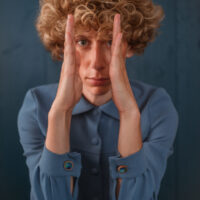 boutons de manchette dunes plumes bleues