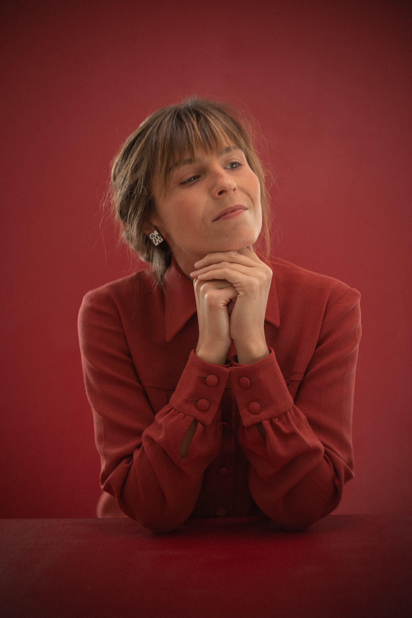 lookbook collection Lady Amherst bijoux en plumes de faisan noires et blanches