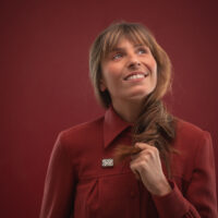 lookbook collection Lady Amherst bijoux en plumes de faisan noires et blanches