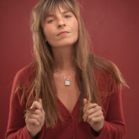 lookbook collection Lady Amherst bijoux en plumes de faisan noires et blanches