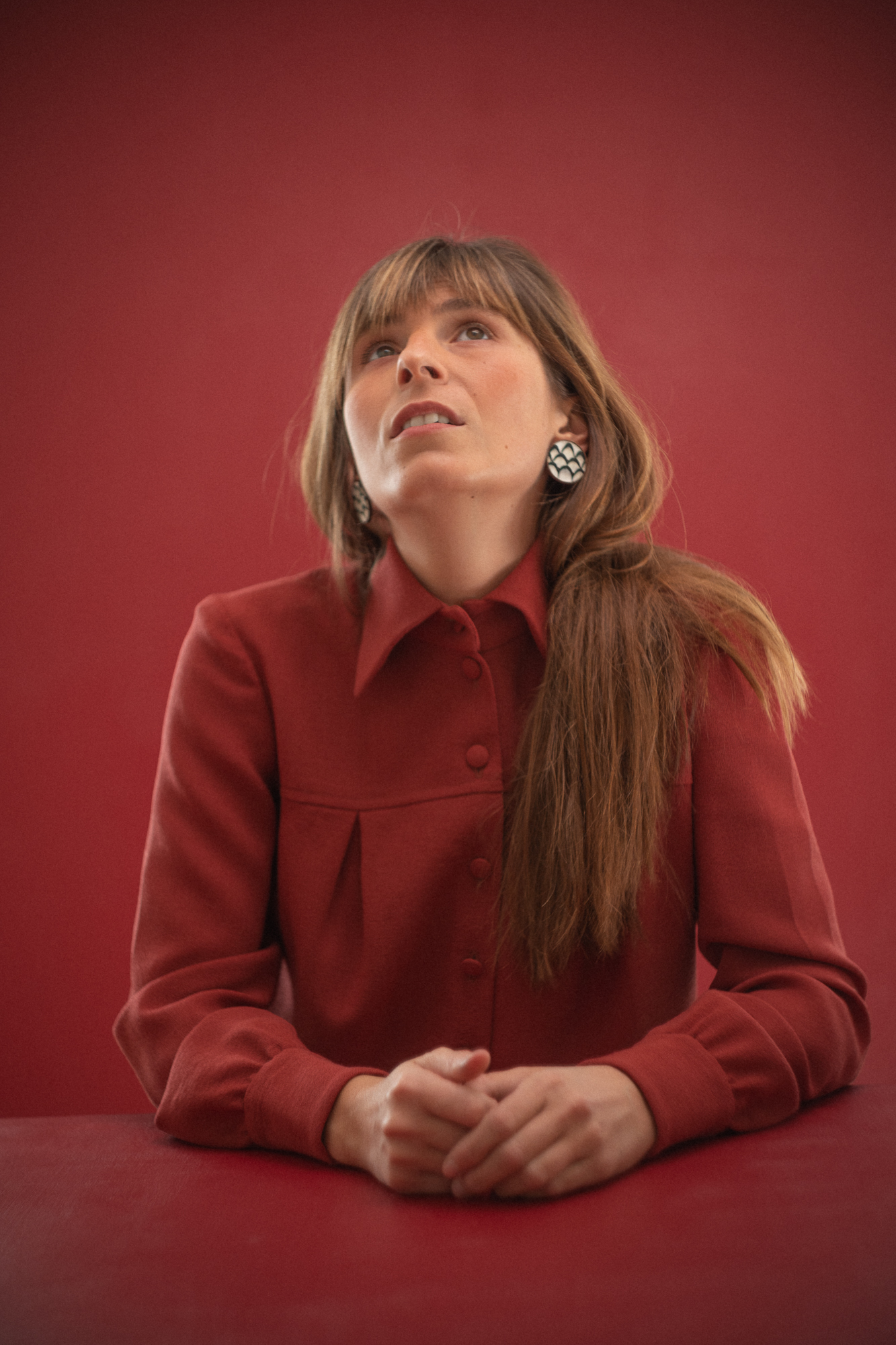 lookbook collection Lady Amherst bijoux en plumes de faisan noires et blanches