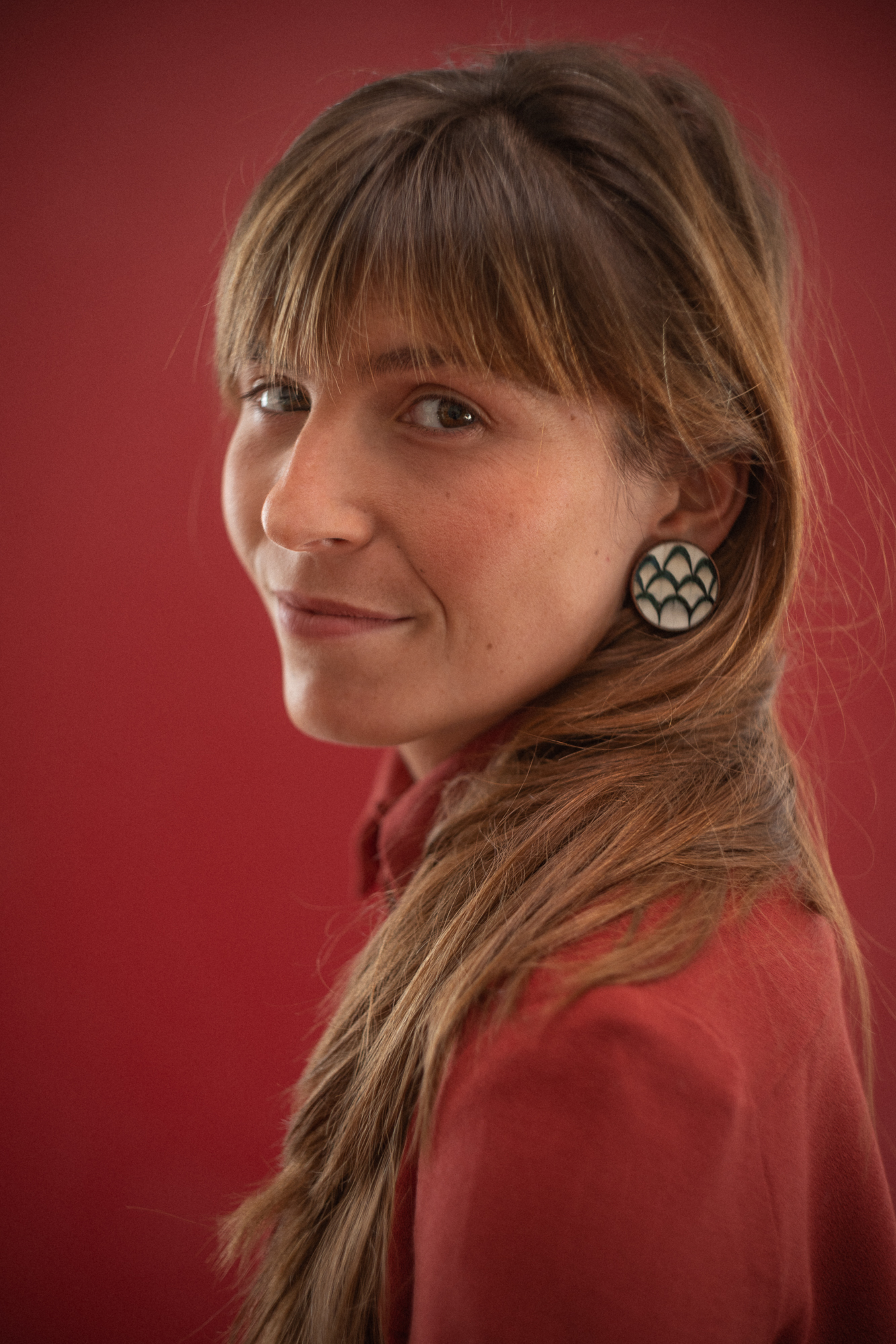 lookbook collection Lady Amherst bijoux en plumes de faisan noires et blanches