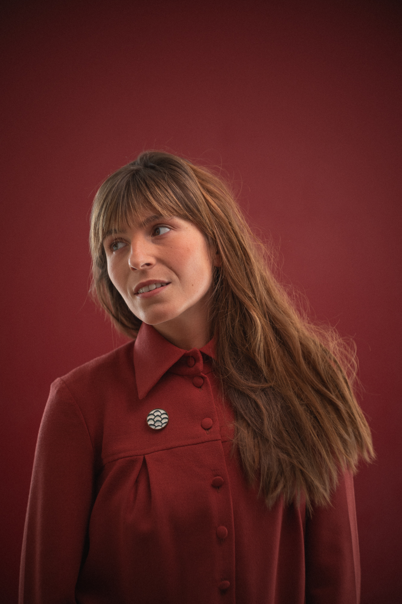 lookbook collection Lady Amherst bijoux en plumes de faisan noires et blanches