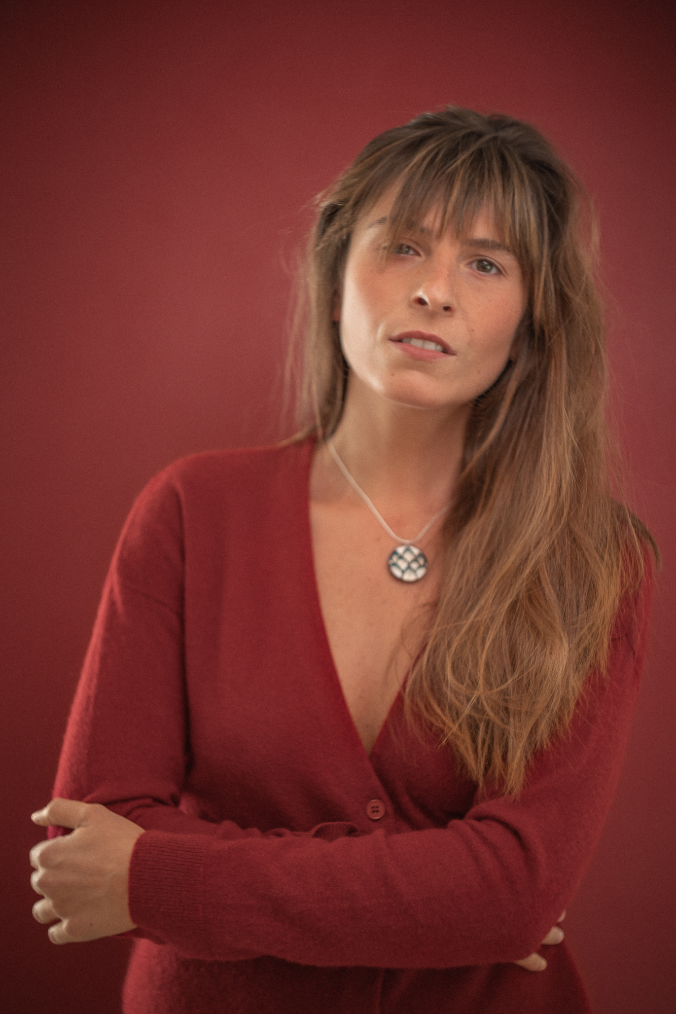 lookbook collection Lady Amherst bijoux en plumes de faisan noires et blanches